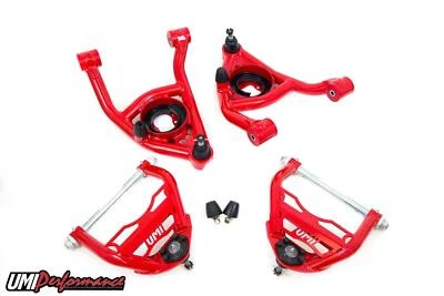 Brazo de control delantero superior e inferior tubular UMI Performance 403133-R GM A-Body - rojo Foto 1 de 4