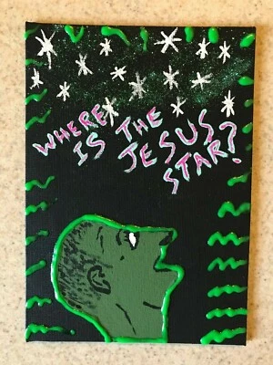 Holy Days In The Sun/Henry Racicot, Signed+Original 5x7 Painting 3 of set of 3  - Image 1 of 4