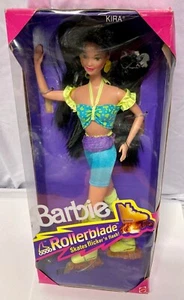 VINTAGE - 1991! Barbie, Kira Rollerblade, Flicker'nFlash, ¡CAJA SIN ABRIR!! - Imagen 1 de 11