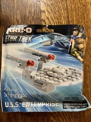 Hasbro Kre-O Star Trek USS Enterprise (A4254) Building Toy RARE NEW - Image 1 of 2