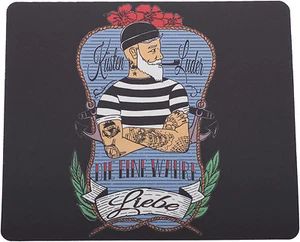 Alfombrilla de ratón Rockabilly Marinero Marinero Oldschool DIE A TRUE LOVE Marineros Oldschool - Imagen 1 de 3