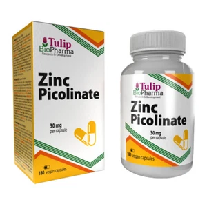 Zinkpicolinat 30mg 180 Vegetarische Kapseln Altern Immun Unterstützung - Bild 1 von 6