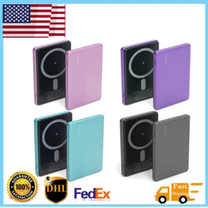 Magnetic Power Bank Wireless Charger Portable Apple Watch Charger Fast Charging - Picture 1 of 36