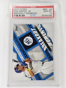 2014 Topps Breakout Moments Ken Griffey Jr #BM-24 HOF PSA 10 - Picture 1 of 2