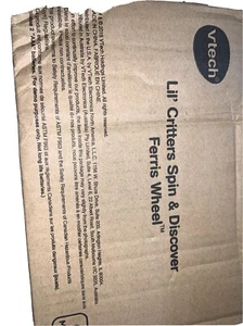 Vtech Lil Critters Spin & Discover Ferris Wheel 2015 Baby Toy "New Open Box" - Picture 1 of 2