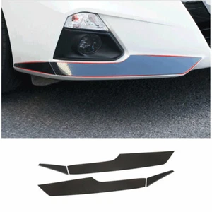 Carbon Fiber Steel Front Bumper Lip Splitter Spoiler For Nissan Altima 2019-2021 - Picture 1 of 7