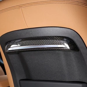 Echt Carbon Karbon Sitz 2 Stücke Blenden passt BMW G42 G20 G21 G22 G23 G26 - Picture 1 of 8
