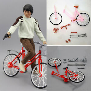 1 Set 1/6 Scale Plastic Bike Bicycle Model Accessory For 12'' Action Figure