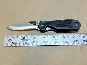 SCHRADE+ CH8 Lever Lock Combination Blade Folding Pocket Knife Made in USA - Picture 1 of 12