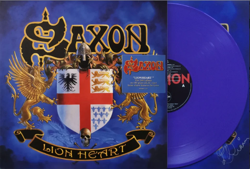 Saxon – Lionheart (Sealed New Lilac Vinyl LP) 242 - Image 1 of 1