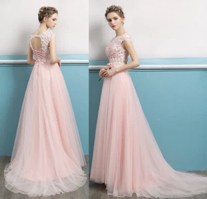Edel Abendkleider Cocktailkleid Ballkleider Bestickt Lang Long Kleider XSLF - Picture 1 of 12