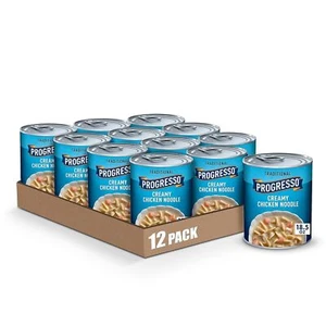 Traditional, Creamy Chicken Noodle Canned Soup, 18.5 Oz. (Pack Of 12) - Picture 1 of 5
