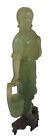 Statue Skulptur Weiblich Mit Eimer IN Jade