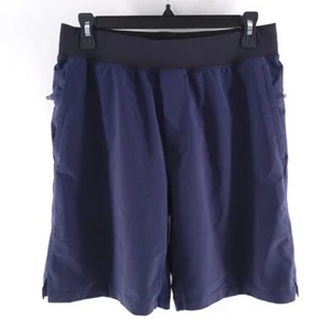 Fabletics The Franchise Shorts Mens Size Medium Solid Blue Athletic Shorts - Picture 1 of 11