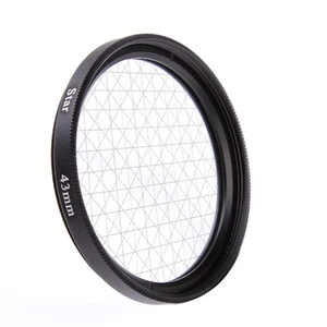 43mm six 6 Point 6PT Cross Star Effect Filter For Light water photograph camera - Picture 1 of 5