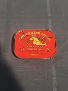 Vintage Something Fishy Sardine Can Puzzle Game with Instructions Hong Kong. New - Picture 1 of 2