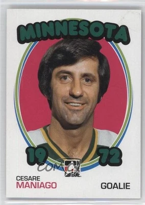 2009-10 ITG 1972 The Year in Hockey Blank Back Cesare Maniago #89 - Image 1 of 2