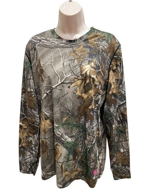 Game Winner Camouflage Women’s Ladies Sz 2XL Long Sleeve Hunting Shirt Polyester - Image 1 of 4