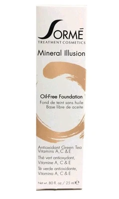 Sorme Mineral Illusion Foundation Beige Nude # 712, 0.8 oz. - New in Box  - Image 1 of 2