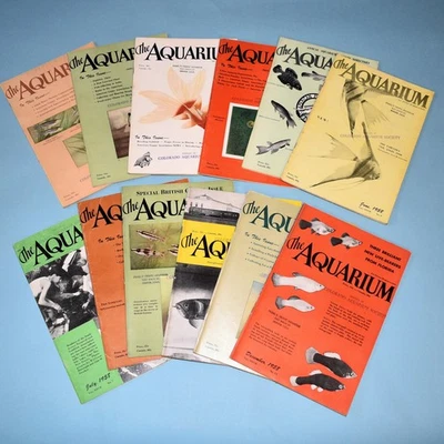 The AQUARIUM magazine collectable complete set 1958 Good Condition Foto 1 de 2