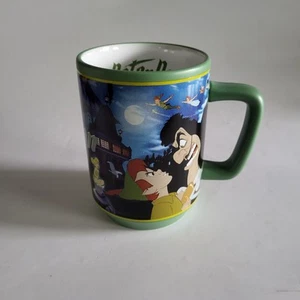 Rare Disney Movie Moments Peter Pan Hook Large 16 Oz Coffee Mug Disney Store - Picture 1 of 7