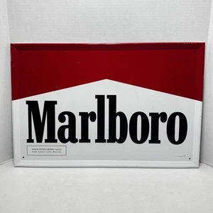 Vintage 1994 Marlboro Philip Morris Inc Metall Blech Werbeschild 23,5”x15,5” - Bild 1 von 18
