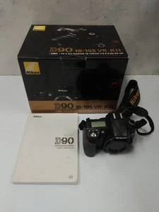 Nikon D90 12.3 MP DSLR-Kamera nur Gehäuse - schwarz - Bild 1 von 15