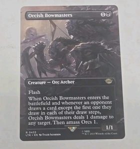 Orcish Bowmasters (Borderless) - Universes Beyond: The Lord of the Rings Reg NM - Picture 1 of 8