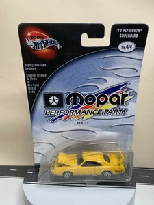 2002 Hot Wheels 100% Mopar Performance Parts 1970 Plymouth Superbird Yellow NIP - Picture 1 of 13