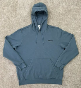 Sudadera con capucha gris extra grande Adidas para hombre - Imagen 1 de 7