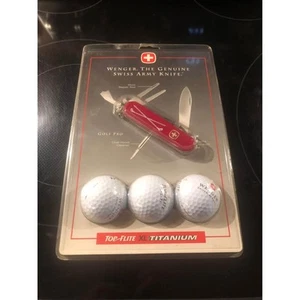 Wenger Golf Pro Swiss Army Knife with 3 Signature Balls - new and unopened. - Picture 1 of 6