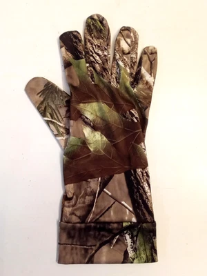 RealTree Brown Camo GLOVE SINGLE Unisex Right Hand Full Finger Hunting - Image 1 of 4