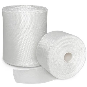2 rolls of fiberglass cloth tape 2 inches + 4 inches wide 99 ft. woven fiberg... - Picture 1 of 7