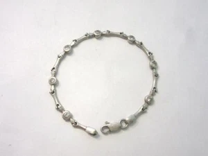 Silbernes Armband mit hellen Steinen (925er) OM3684 - Imagen 1 de 2