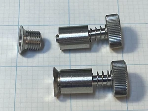 4 pcs Captive Screw, Stainless Steel, #10-32 thread, screw-in panel mount - Picture 1 of 4
