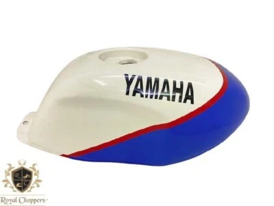 Fit For Yamaha Ysr 50 80 Ysr50 Ysr80 1989 Steel Tank Blue & White With Cap & Tap - Изображение 1 из 4