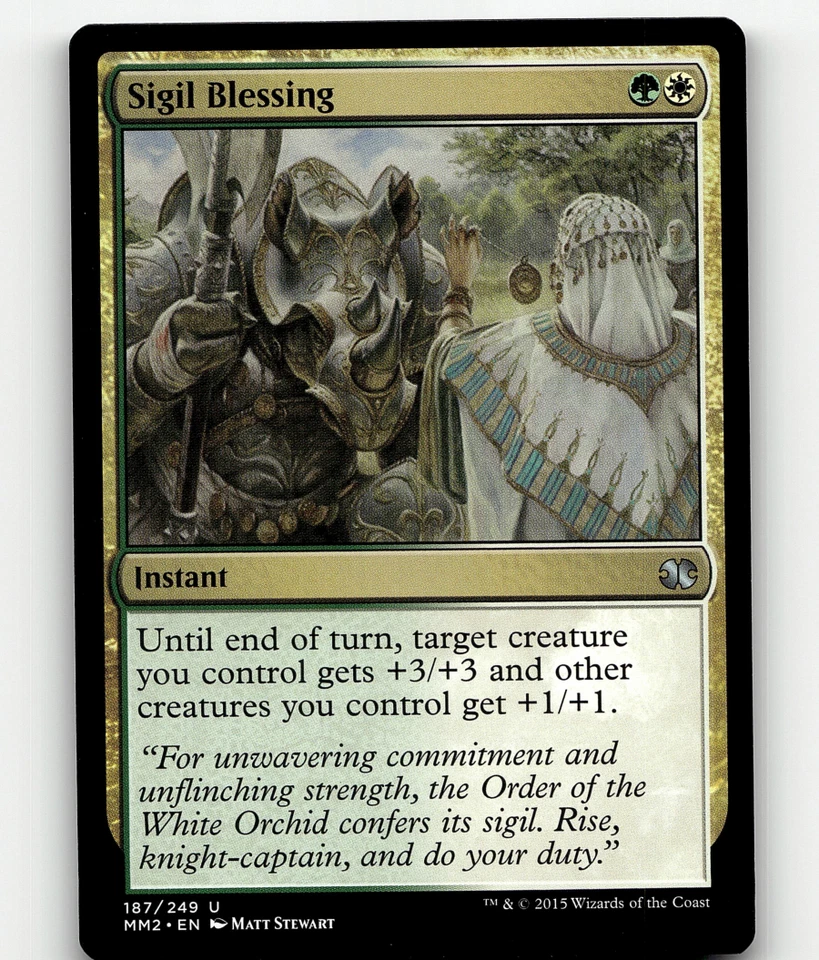 MTG Sigil Blessing 187 - Modern Masters 2015 - Image 1 of 1
