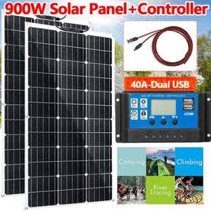 Solar Panel Kit Complete Solar Power Generator 40A Home 110v Grid System. - Picture 1 of 18