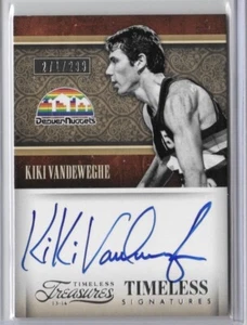 Autógrafo Kiki VanDeWeghe 2013-14 Panini Timeless Treasures/299 - Imagen 1 de 2