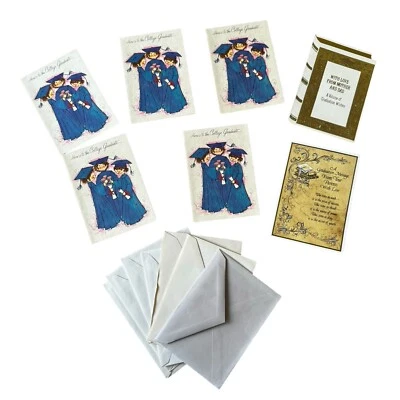 Lot of 7 Vintage Graduation College Graduation Greeting Cards Hallmark USA - Image 1 of 4