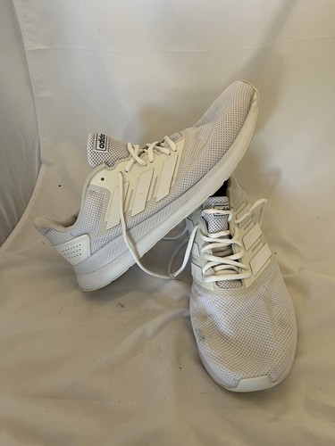 ADIDAS PGS 789005 scarpe sneakers da corsa uomo taglia UK 12 bianche