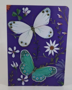 OBOT Butterfly Sky púrpura CUADERNO diario Libro en blanco Viaje Roger la Borde - Imagen 1 de 7