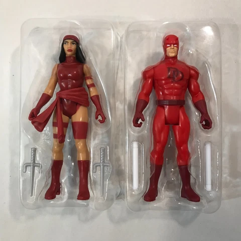 Retro Marvel Legends Lot Daredevil Elektra Kenner Hasbro Cover