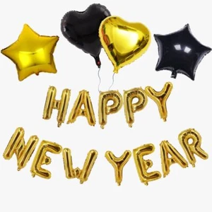 2024 Feliz Año Nuevo Número 16" Globos de Lámina Decoración Fiesta de Nochevieja Globos Reino Unido - Imagen 1 de 42