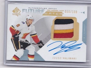 2018-19 SP Authentic Juuso Valimaki Auto Future Watch Rookie Card RC #198 /100 - Picture 1 of 1