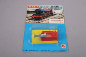 ZH342 MERIT Train Decor N 5006 Cabine telephonique avec personnage - Picture 1 of 3