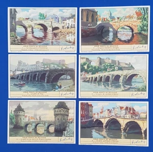 Liebig trade cards OLD BRIDGES IN BELGIUM - 1941 Ref (S1435) Set of 6 Cards - Picture 1 of 12