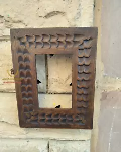 Bilderrahmen aus Holz, handgefertigt und geschnitzt, einzigartiges Design Fotorahmen Kunst - Bild 1 von 8
