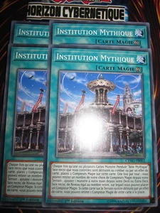 YU-GI-OH! COM PLAYSET INSTITUTION MYTHIQUE (LOT DE 4) CYHO-FR062 NEUF EDITION 1 - Picture 1 of 1