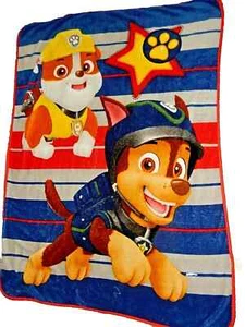 6A !WOW! 50x60 Disney PAW PATROL Minky Plush Toddler Throw Blanket Comforter - Picture 1 of 4